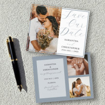 Budget Enregistrez la date poussiéreuse Photo Bleu