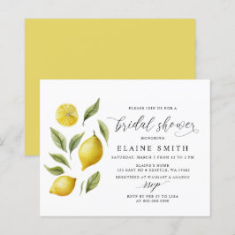 Papier Budget Été Citron Lime Citrus Fête des mariées