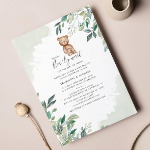 Papier Budget Eucalyptus Baby shower Couples de verdure