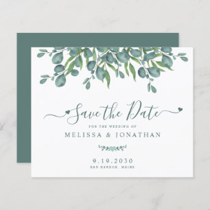Papier Budget Eucalyptus Botanical Wedding Enregistrer La