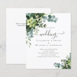 Papier BUDGET Eucalyptus Mariage de verdure