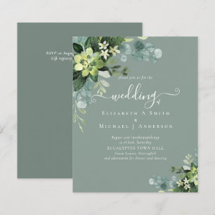 Papier BUDGET Eucalyptus Mariage de verdure