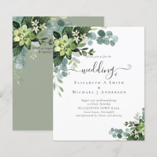 Papier BUDGET Eucalyptus Mariage de verdure