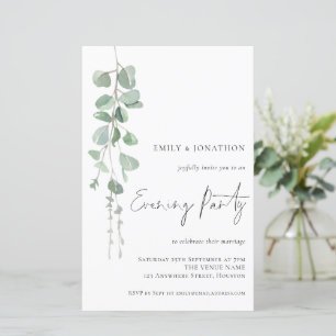 Papier Budget Eucalyptus Mariage Invitation soirée