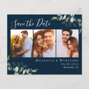 Papier Budget Eucalyptus photo mariage Enregistrer la dat