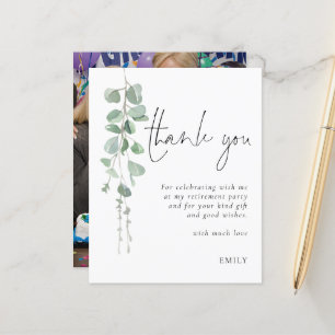 Papier Budget Eucalyptus Photo Retraite Merci du Parti