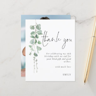 Papier Budget Eucalyptus Sweet sixteen photo Merci