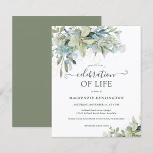 Papier Budget Eucalyptus Verdure Célébration de la vie