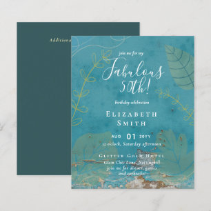 Papier BUDGET Fabuleux 50e anniversaire Glam Chick Invite