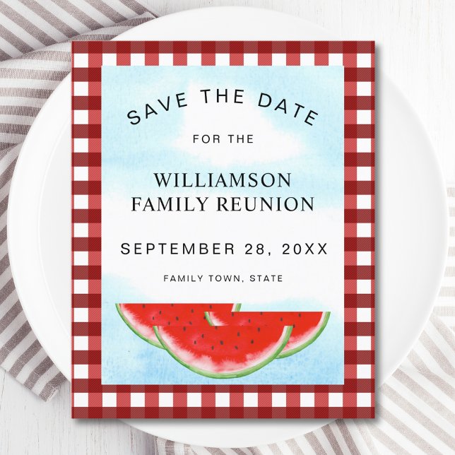 Papier Budget Famille Réunion Watermelon Enregistrer La D (Créateur téléchargé)