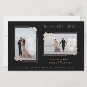 Papier Budget Fancy Golden Minimalist Branches 2 Photos