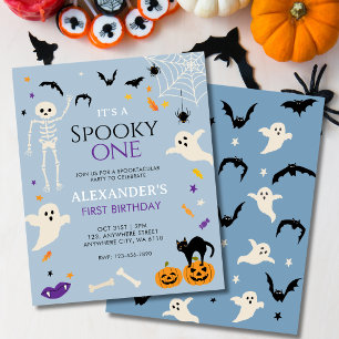 Papier Budget Fantôme Unique 1er Anniversaire Halloween B