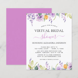 Papier Budget Fête des mariées virtuelle Vert pourpre