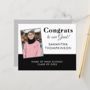 Papier Budget Fêtes 2025 Graduate Photo Custom