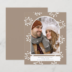 Papier BUDGET Fêtes de Noël Star Photo personnalisée