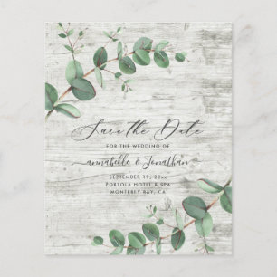 Papier budget feuillage eucalyptus bois blanc Enregistrer