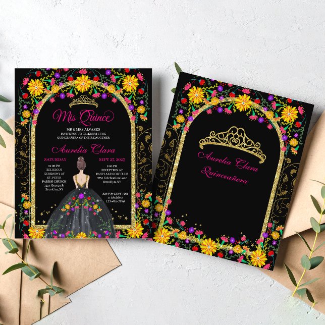 Papier BUDGET Fiesta mexicaine Florale Princesse Quincean (Créateur téléchargé)