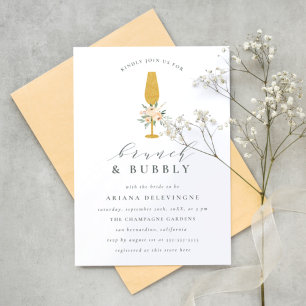 Papier Budget Floral Champagne Bridal Brunch & Bubbly