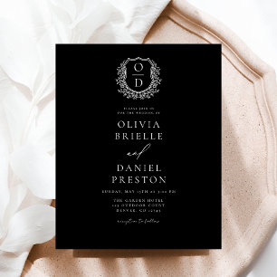 Papier Budget Formel Cimier Mariage Monogramme
