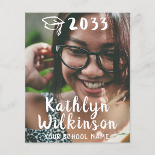 Papier BUDGET Fun Simple 4 Photo Graduation Invitation
