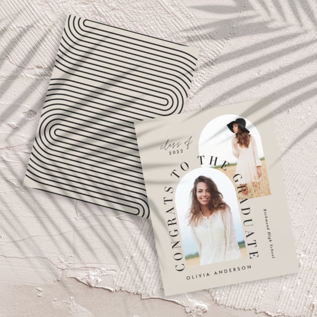 Papier Budget géométrique moderne 2 graduation en arc pho (Créateur téléchargé)