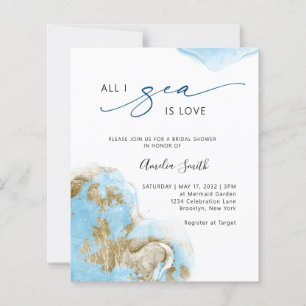 Papier Budget Gold Beach Tout ce que je vois est Amour En