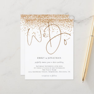 Papier Budget Gold Confetti Parties scintillant Nous fais