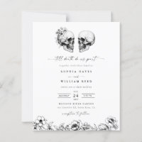 BUDGET Gothique Crâne Hallomariage Mariage rétro