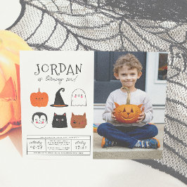 Papier Budget Halloween Amis Moderne Garçon Photo Anniver