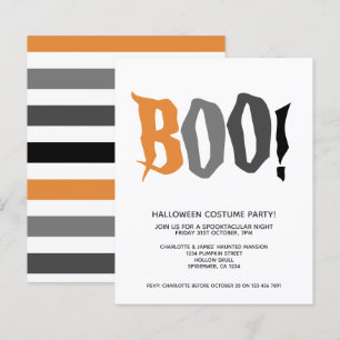 Papier BUDGET Halloween Boo Personnalisé Spooktacular