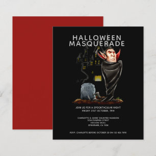 Papier BUDGET Halloween Masquerade Count Dracula Tombe