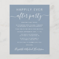Budget Heureux Jamais Après Faire-part de mariage