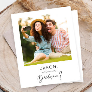 Papier Budget Instantané Photo Be My Bridesman Propositio