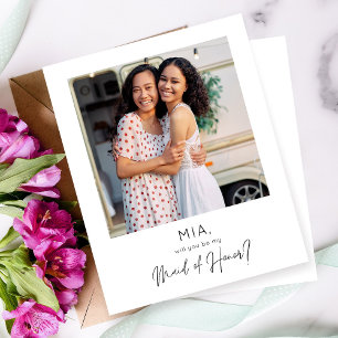 Papier Budget Instantané photo Be My Maid of Honor Propos