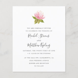Papier BUDGET - Joli mariage de fleurs rose