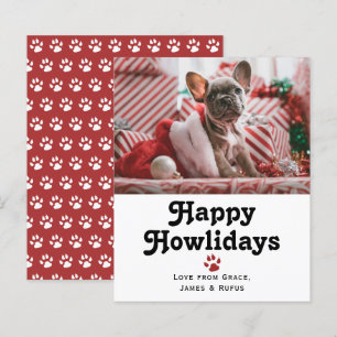 Papier BUDGET Joyeux Howlidays Pet Dog Noël