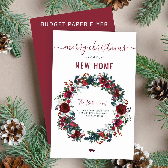 Papier Budget Joyeux Noël nouvelle maison de vacances dém (Créateur téléchargé)