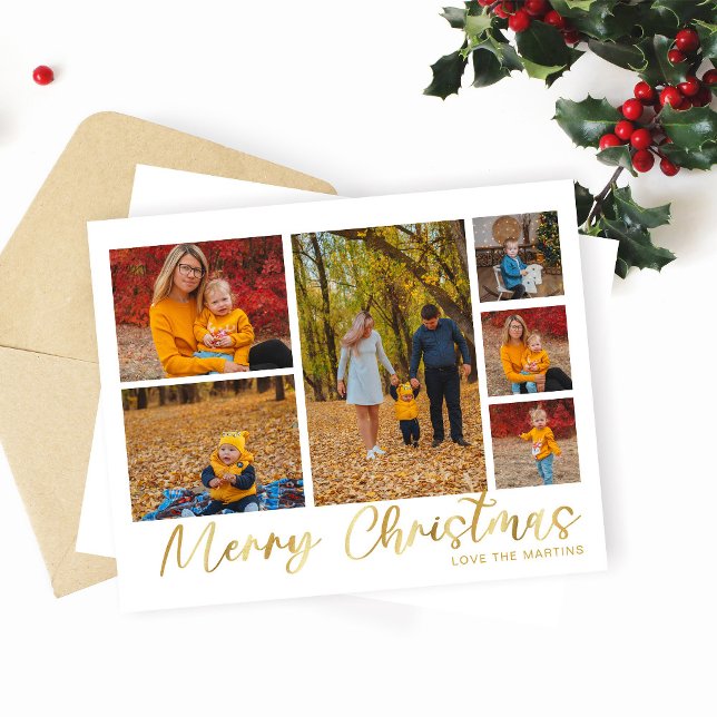 Papier Budget Joyeux Noël Or 6 Photo (Créateur téléchargé)