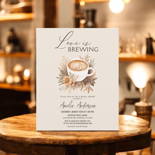 Papier Budget Love brasse l'invitation de la douche nupti (Créateur téléchargé)