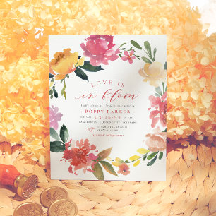 Papier Budget Love In Bloom Elegant Spring Fête des marié