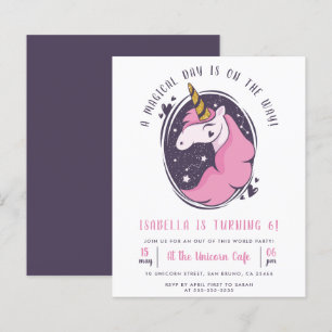 Papier Budget Magic Gold Parties scintillant Unicorn Anni