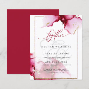 Papier Budget Mais Beau Abstrait Vivid Crimson Rose
