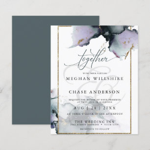 Papier Budget, mais beau Améthyste bouché et bleu ardoise