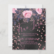 Budget Mariage Metallo Look Rosegold rose Floral