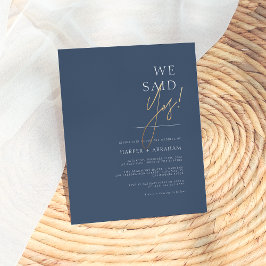 Papier Budget Marine bleu | Nous Avons Dit Oui Mariage Mi