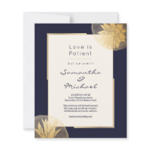 Budget Marine Blue Gold Mariage réduit