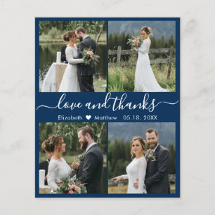 Papier Budget Marine photo blanche Collage Mariage Merci