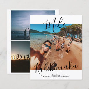 Papier BUDGET Mele Kalikimaka Noël personnalisé