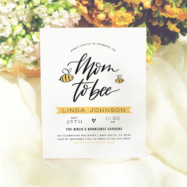 Papier Budget Mère Pour Avoir Un Baby shower Neutre Pour  (Créateur téléchargé)