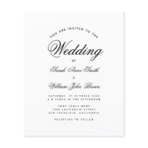 Budget minimal Faire-part de mariage noir et blanc